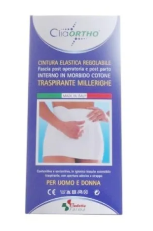CLIAORTHO FASCIA POSTOPERATORIA ELASTICA REGOLABILE Uomo Donna Taglia 2